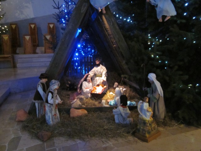 Nativity scene in LSM church, Lublin 